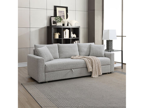 Connie Beige Boucle Sofa w/Sleeper - Ornate Home