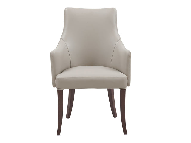 Connie Dining Armchair in Light Grey - Ornate Home