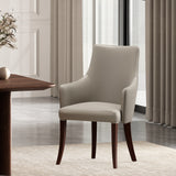 Connie Dining Armchair in Light Grey - Ornate Home