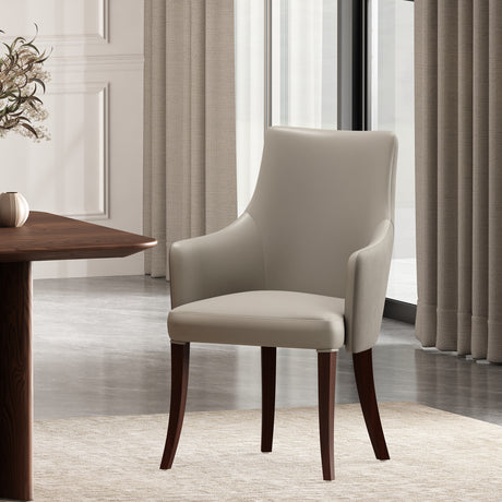 Connie Dining Armchair in Light Grey - Ornate Home