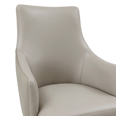 Connie Dining Armchair in Light Grey (set of 2) - Ornate Home