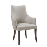 Connie Dining Armchair in Light Grey (set of 2) - Ornate Home