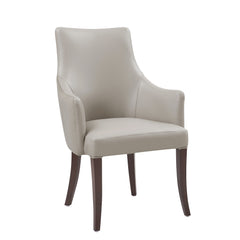 Connie Dining Armchair in Light Grey (set of 2) - Ornate Home