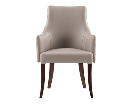 Connie Dining Armchair in Taupe - Ornate Home