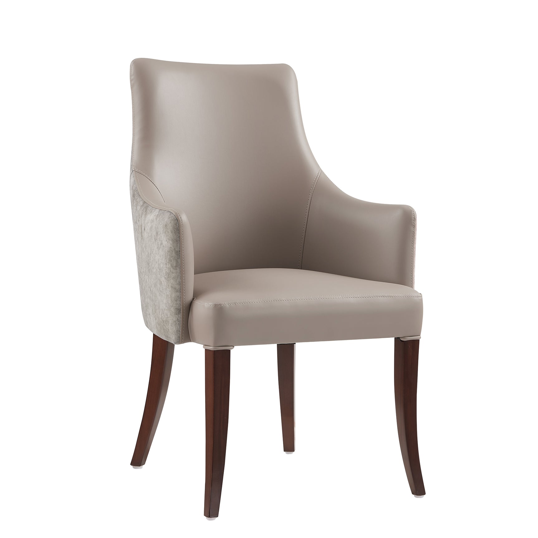 Connie Dining Armchair in Taupe - Ornate Home