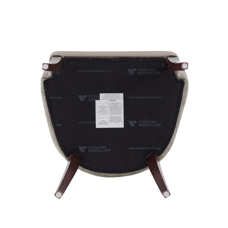 Connie Dining Armchair in Taupe - Ornate Home