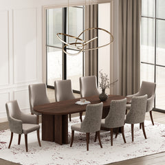Connie Dining Armchair in Taupe - Ornate Home