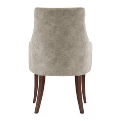 Connie Dining Armchair in Taupe (set of 2) - Ornate Home
