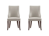 Connie Dining Chair in Light Grey (set of 2) - Ornate Home