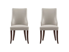 Connie Dining Chair in Light Grey (set of 2) - Ornate Home