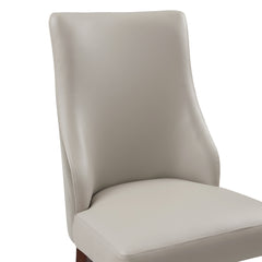 Connie Dining Chair in Light Grey (set of 2) - Ornate Home
