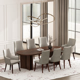 Connie Dining Chair in Light Grey (set of 2) - Ornate Home