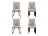 Connie Dining Chair in Light Grey (set of 4) - Ornate Home