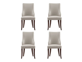 Connie Dining Chair in Light Grey (set of 4) - Ornate Home