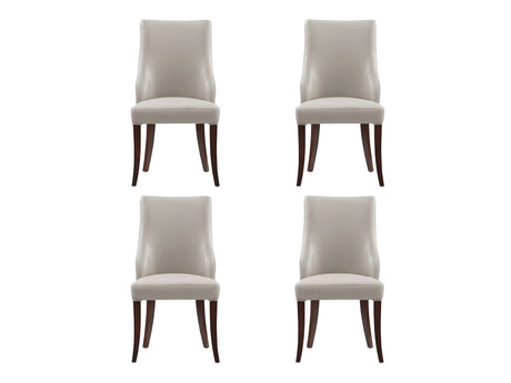 Connie Dining Chair in Light Grey (set of 4) - Ornate Home