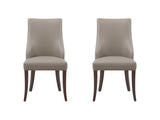Connie Dining Chair in Taupe (set of 2) - Ornate Home
