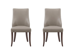 Connie Dining Chair in Taupe (set of 2) - Ornate Home