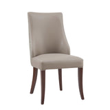 Connie Dining Chair in Taupe (set of 2) - Ornate Home