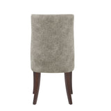 Connie Dining Chair in Taupe (set of 2) - Ornate Home