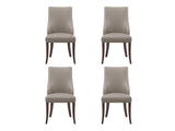 Connie Dining Chair in Taupe (set of 4) - Ornate Home