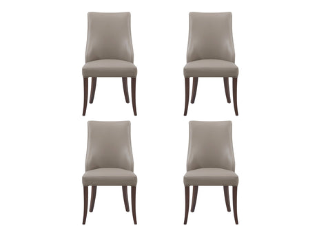 Connie Dining Chair in Taupe (set of 4) - Ornate Home
