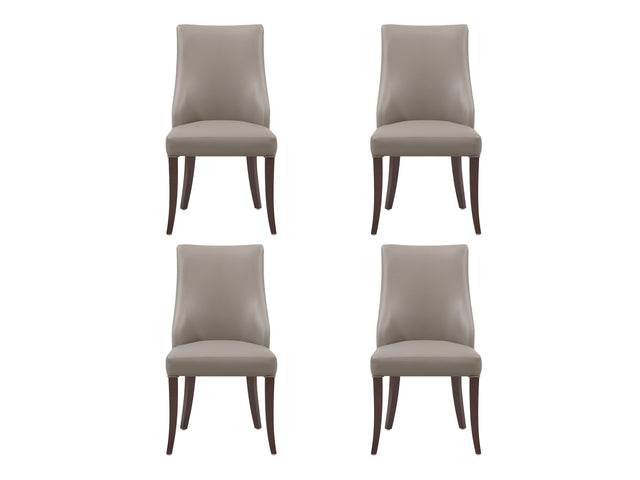 Connie Dining Chair in Taupe (set of 4) - Ornate Home
