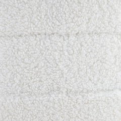 Connock White Teddy Sherpa Accent Chair - Ornate Home
