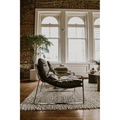 Connor Black Club Chair - Ornate Home