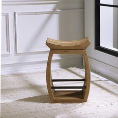Connor Brown/Woodtone Modern Wood Counter Stool - Ornate Home