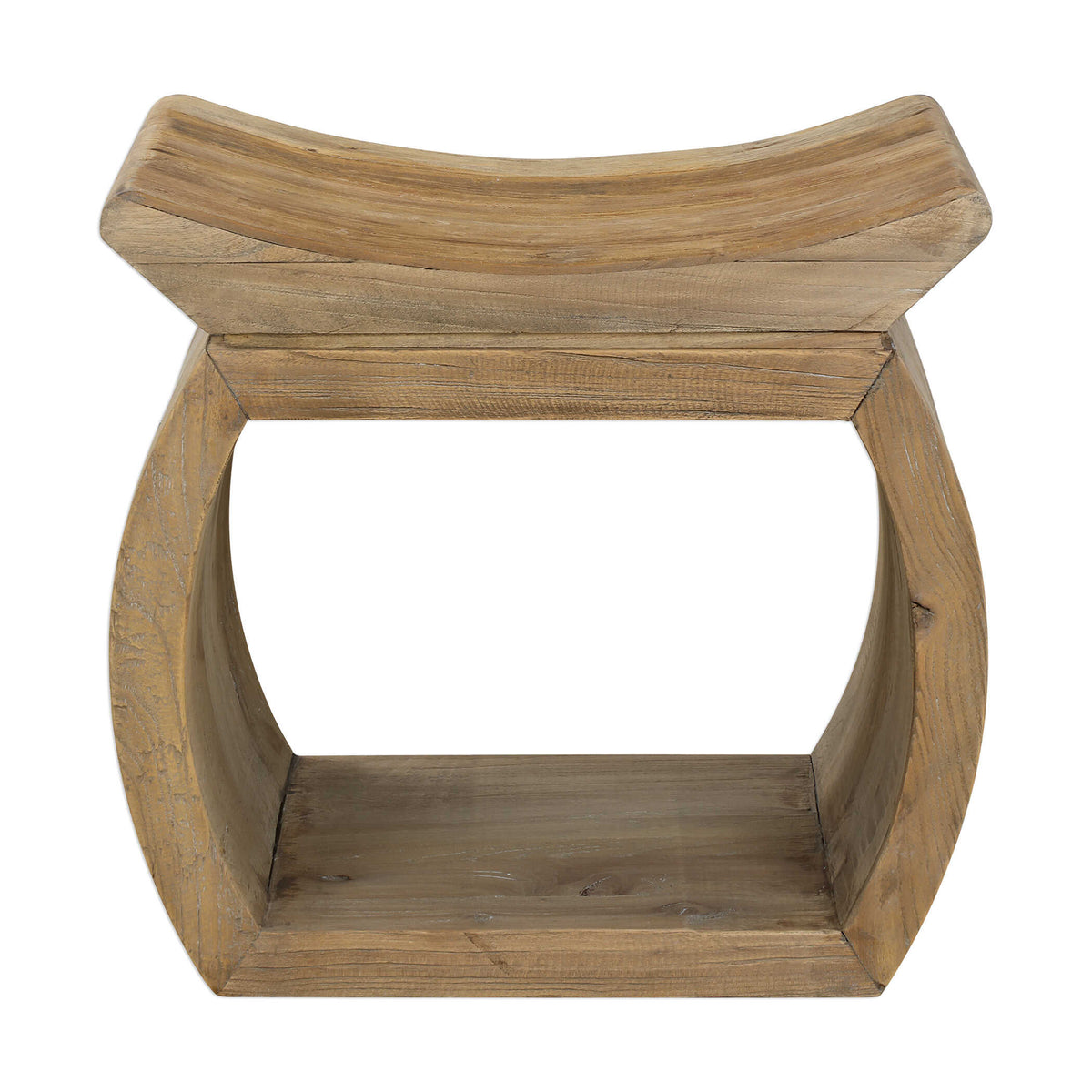 Connor Elm Accent Stool - Ornate Home
