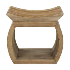 Connor Elm Accent Stool - Ornate Home