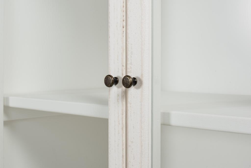 Connor White Bookcase - Ornate Home