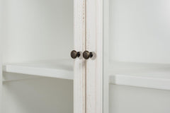 Connor White Bookcase - Ornate Home