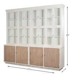 Connor White Bookcase - Ornate Home