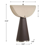 Conover Brown Modern Table Lamp - Ornate Home