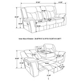 Conrad Grey 2pc Motion Sofa & Loveseat - Ornate Home