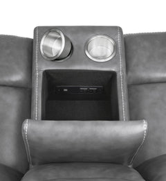 Conrad Grey 2pc Motion Sofa & Loveseat - Ornate Home