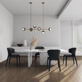 Conrad Leather Dining Chair in Black (set of 2) - Ornate Home