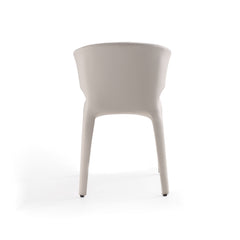 Conrad Leather Dining Chair in Cream (set of 2) - Ornate Home