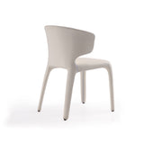 Conrad Leather Dining Chair in Cream (set of 2) - Ornate Home