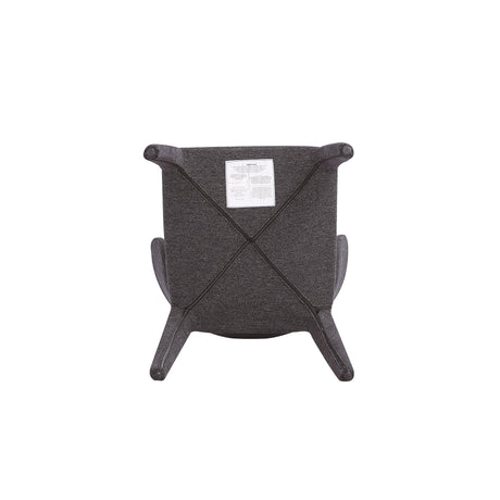 Conrad Woven Tweed Dining Chair in Black (set of 4) - Ornate Home