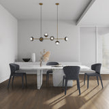 Conrad Woven Tweed Dining Chair in Grey (set of 2) - Ornate Home