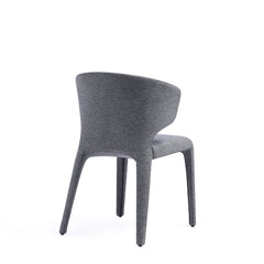 Conrad Woven Tweed Dining Chair in Grey (set of 2) - Ornate Home