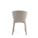 Conrad Woven Tweed Dining Chair in Wheat (set of 2) - Ornate Home