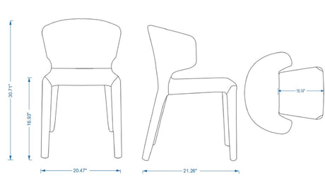 Conrad Woven Tweed Dining Chair in Wheat (set of 4) - Ornate Home