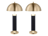 Conroe Black Table Lamp (Set of 2) - Ornate Home