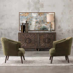 Conroy Olive Accent Chair - Ornate Home