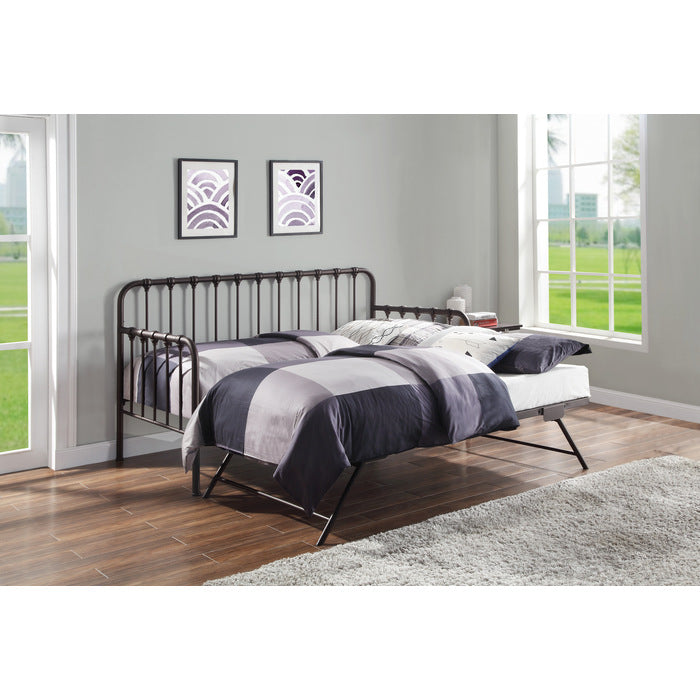 Constance Dark Bronze Daybed with Lift-Up Trundle - Ornate Home