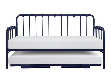 Constance Navy Blue Daybed with Lift-Up Trundle - Ornate Home