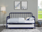 Constance Navy Blue Daybed with Lift-Up Trundle - Ornate Home